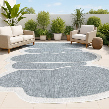 Jasper Modern Rustic Abstract Indoor/Outdoor Area Rug